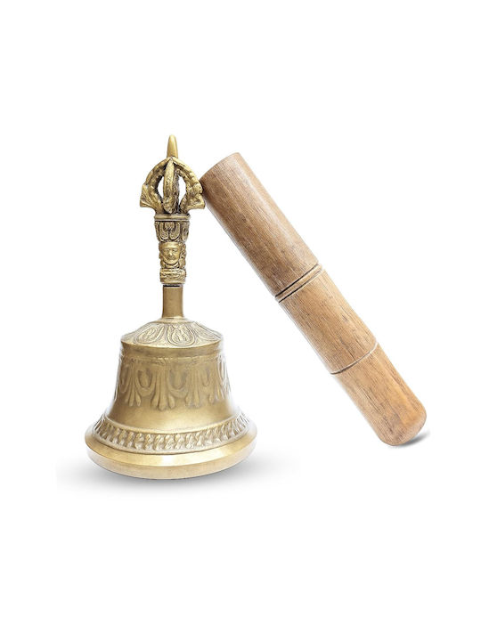 Θιβετιανό Κουδούνι Καμπάνα Dorje Ραβδί Meditation Bell 12cm