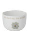 Raeder Porcelain Candle Holder Suitable for Tealights in White Colour 7x7x4.9cm