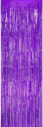 Fringed Curtain Alista Home Party Decor Model Photo Background Colorful Party Arrangement Size 100x200 Cm Light Purple
