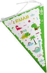 Set 10 Steaguri Tip Banner Alista Home Dino Park Collection 28.5 X 20 Cm Hârtie Acoperită Multicolor