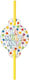 Set 10 Paie De Baut Alista Home La Multi Ani Collection 27 X 7 Cm Carton Plastic Multicolore