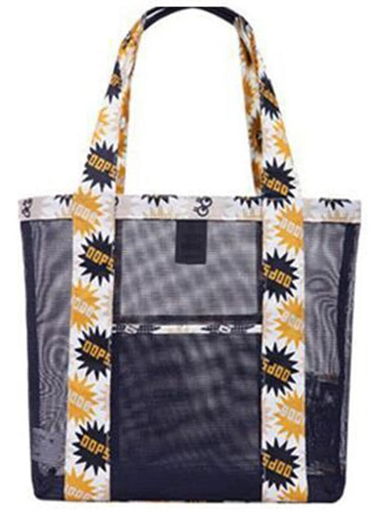 Alista Home Geantă De Plajă Din Material Textil Neagră