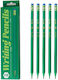 Set 12 Black Pencils Alista Home Hb School Eraser Green-blue Model 19 Cm