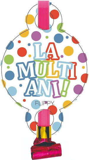 Set 6 Blowouts Alista Home Happy Birthday Collection 19 X 11 Cm Made Cardboard Plastic Paper Multicolor