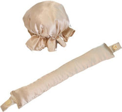 Haargummis Alista Home Wärmefreie Polyester Manuelle Drehstil 29 X 4 Cm Beiges Haargummis Alista Home Wärmefreie Polyester Manuelle Drehstil 29 X 4 Cm Beiges