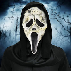 Ghostface Latex Mask Hood Halloween Costume Scream Cosplay