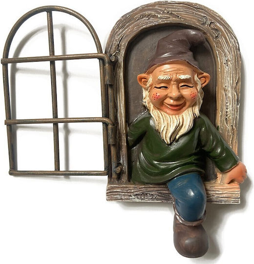 Decorațiune Pentru Grădină Alista Home Statuie De Grădină Elf Model Copac Rășină Decorațiune Pentru Grădină Elf Maro 14.5 X 8 X 15 Cm