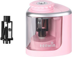 Semi-automatic Electric Sharpener Alista Home Plastic 2 X Aa Batteries Not Included 6.5 X 6.5 X 7.5 Cm Pink Semi-automatic Electric Sharpener Alista Home Plastic 2 X Aa Batteries Not Included 6.5 X 6.5 X 7.5 Cm Pink