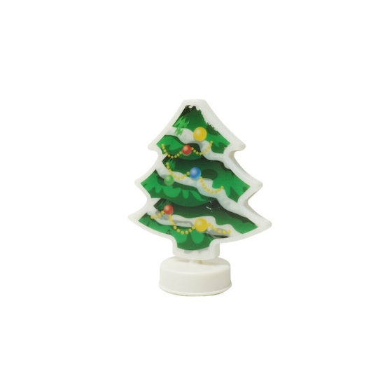 Decoratiune Luminoasa 3D Forma De Copac Alimentata Cu Baterii