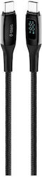 TTEC Alumicable USB 2.0 Cable USB-C Male - USB-C 100W Black 1.5m TTEC Alumicable USB 2.0 Cable USB-C Male - USB-C 100W Black 1.5m