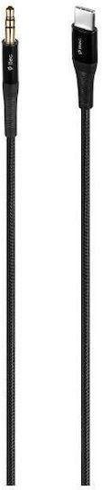 TTEC Cablu USB 2.0 USB-C Male - 3,5 mm Negru 1,2 m 2AK03S