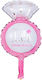 Hochzeitsluftballon Folie Rosa 46cm
