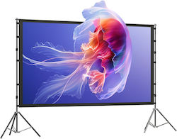 Homcom Οθόνη Προβολέα 100" 16:9 Hd 4k/8k Γωνία Θέασης 160° Διπλής Όψης Πτυσσόμενο Τρίποδη Λευκό 001-026v00bk Homcom Οθόνη Προβολέα 100" 16:9 Hd 4k/8k Γωνία Θέασης 160° Διπλής Όψης Πτυσσόμενο Τρίποδη Λευκό 001-026v00bk