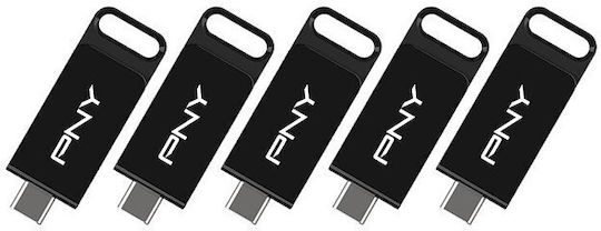 PNY 64GB USB 3.2 Stick Μαύρο