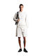 Men's White Bermuda Shorts