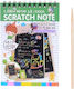 Carnet De Răzuit Alista Home Diy Magic Scratch 12 Foi Curcubeu Creion Din Lemn Negru Carduri 14.5 X 10 Cm Verde
