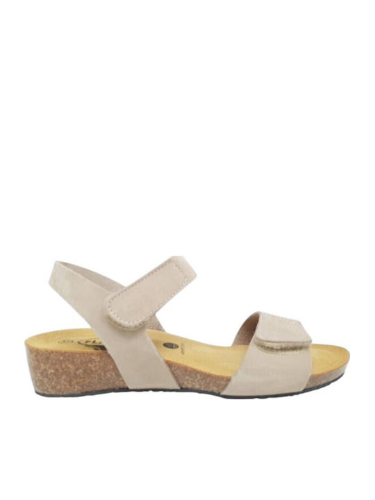 Leather Women's Anatomic Beige Sandals