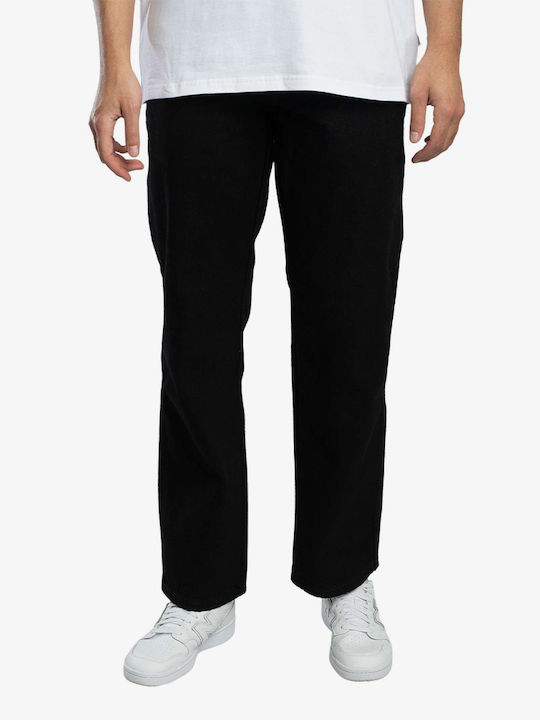 Men's Jeans Pants with Regular Straight Fit Black