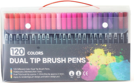 Alista Home Brush & Fine 120 Μαρκαδόροι 0.4mm