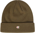 Champion Beanie Unisex Σκούφος Πλεκτός σε Χακί ...