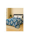 Κουβερλί Υπέρδιπλο Royal Blue Damask 220x240cm