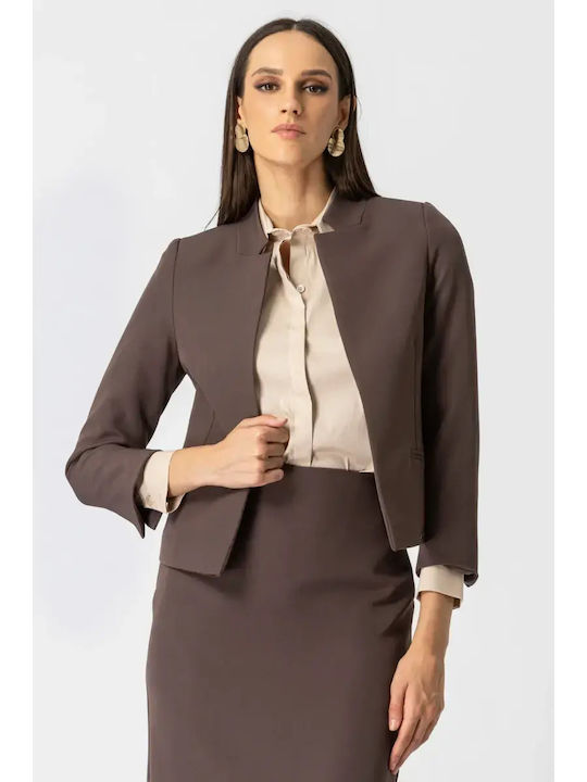 Chrisper Blazer Für Damen Braun