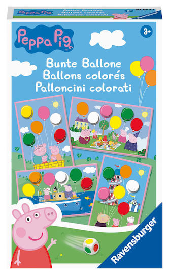Ravensburger Travel Game 20853 Peppa Pig Colorful Balloons Fun Color Dice Game Children From 3 Years