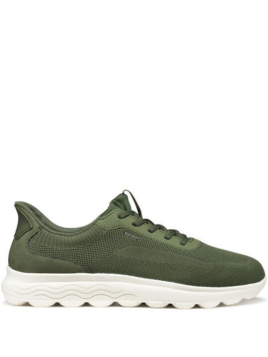 Geox Spherica Plus Men's Green Sneakers