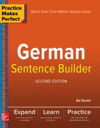 Practice Makes Perfect German Sentence Builder - Mcgraw-hill Education - Paperback / Softback