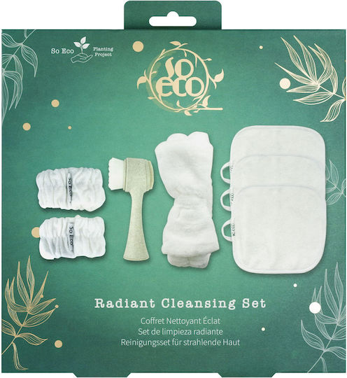 So Eco Radiant Cleansing Set Hautpflege-Set für Gesichtsreinigung 5 Stück