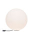 Paulmann Outdoor Floor Lamp Globe for Exterior Space with Warm White Light IP67