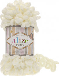 Alize Strickgarn Synthetisch Puffy 9m 100gr Beige