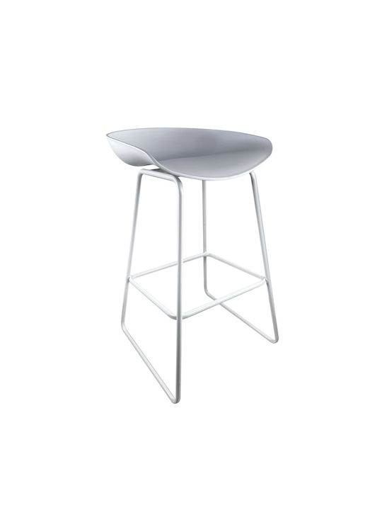 Barhocker Metallisch Victory Weiß 2 Stück 43x42...
