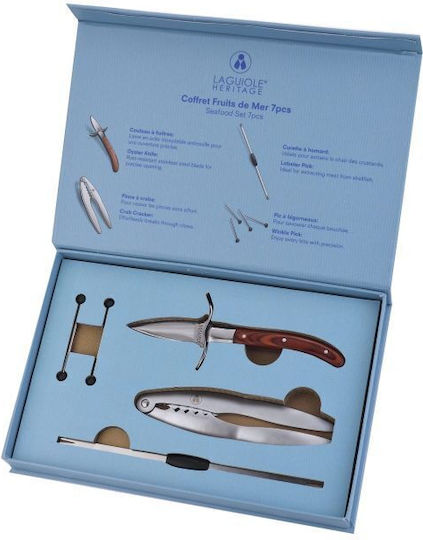 Laguiole Сет За Морски Дарове С Дървени Дръжки Pakka 7 Броя 40273023