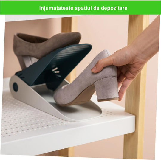 Alista Home Bază Din Plastic Pentru Depozitarea Pantofilor Albastră 25.5x11x7.5cm