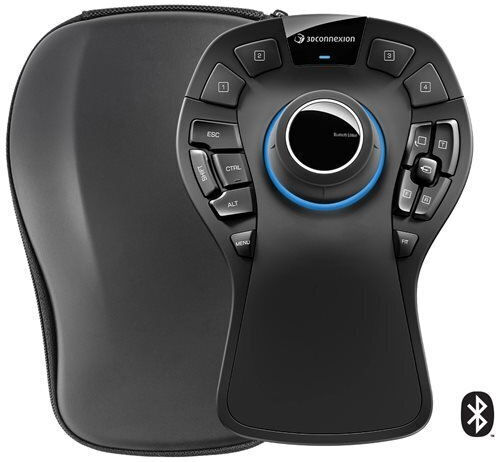 3Dconnexion SpaceMouse Pro Ασύρματο Εργονομικό Bluetooth Ποντίκι Μαύρο