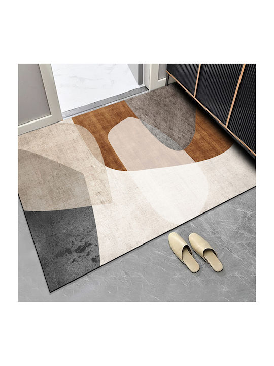 Homeone Rechteckige Küchenmatte mit Rutschfestem Untergrund 50x80cm