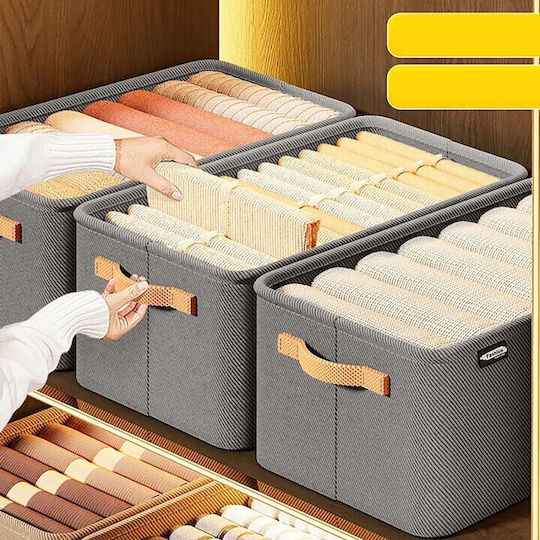 Alista Home Organizator Textil Haine Gri 48x28x25cm