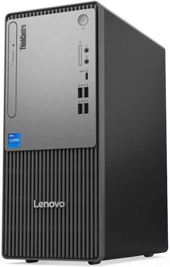 Lenovo ThinkCentre Neo 50t Gen 5 Desktop PC i3-14100 8GB DDR5 256GB SSD No Operating System with Keyboard International English
