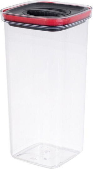 Alista Home Lebensmittelglas & Behälter für Getreide Nudeln Kaffee Zucker mit Kunststoff Deckel Transparent 2000ml 1 Stück