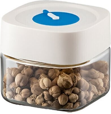 Alista Home Alista Home Lebensmittelgläser & Behälter Vaso für Getreide Nudeln Kaffee mit Deckel Glas Weiß 500ml 1 Stück