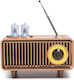 Ashu AS19 Bluetooth Speaker 5W with Radio Coffee