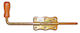 Galvanized Latch Bolt Wooden Handle 350mm