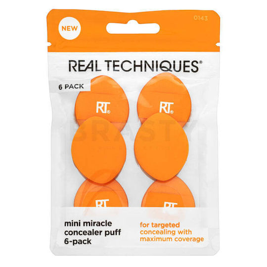 Real Techniques Set Mit Make-up Schwämmen Für Concealer Mini Miracle 6 Stück