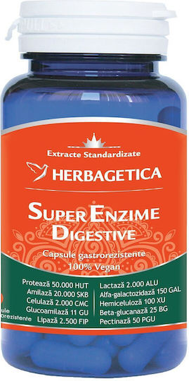 Herbagetica Super Enzyme Digestive 350mg 30 Capsule