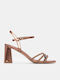 Sandals with Strass Brown