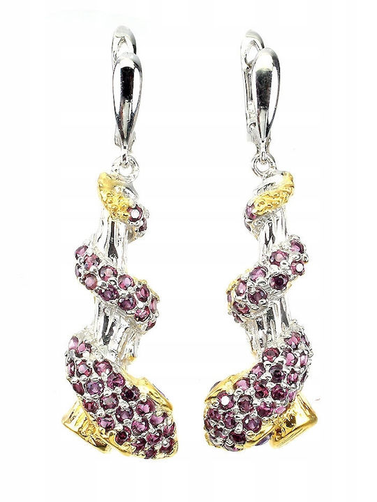 Schöne Natürliche Granat Amethyst Schlange Ringe 2