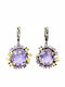 Songea Künstlerischer Silber Amethyst Ringe Zertifikat 2