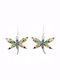 Silver 925 Enamelled Natural Marcasite Dragonfly Earrings 5