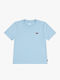 Παιδικό T-shirt Γαλάζιο Batwing Chest Hit